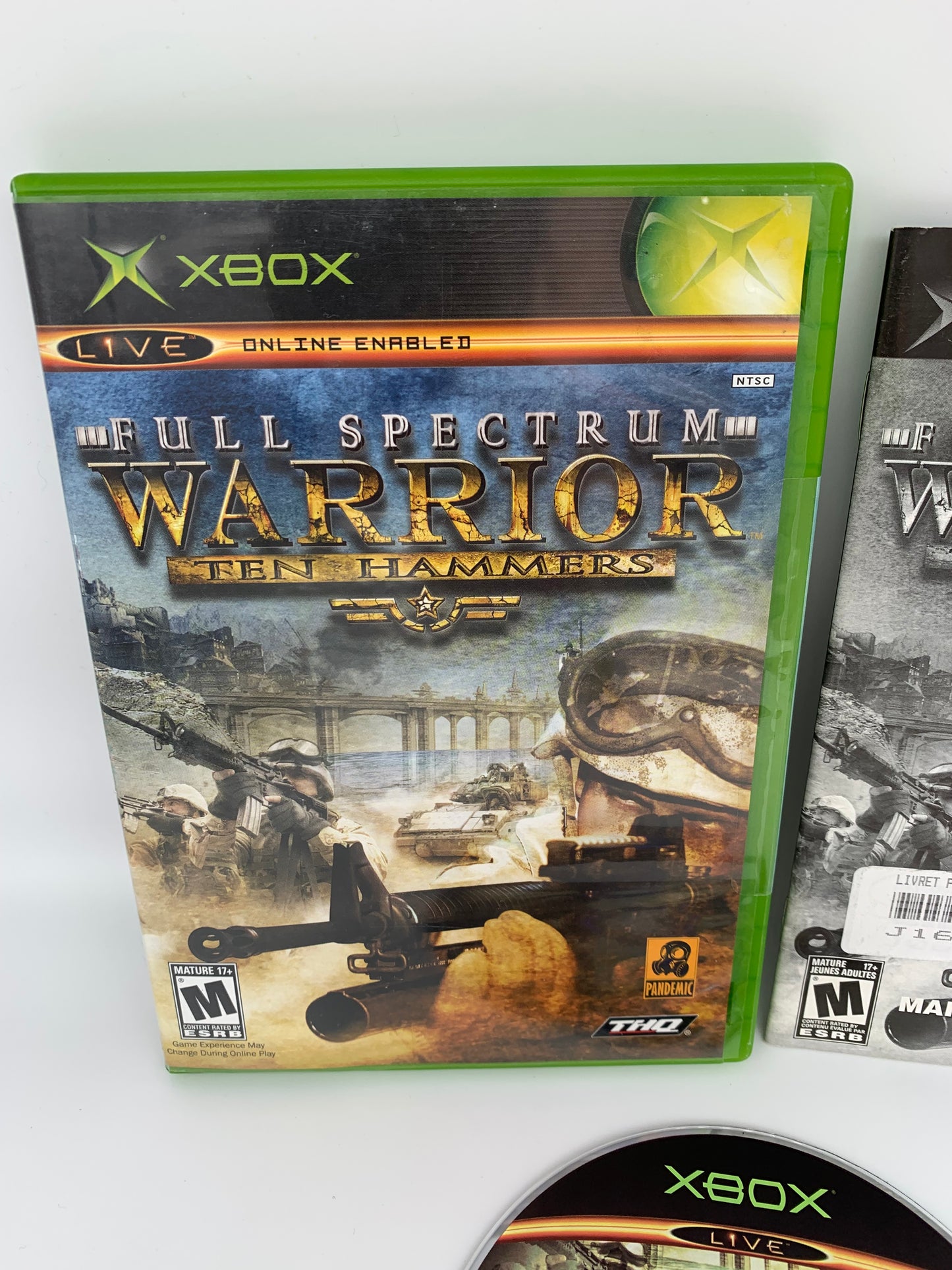 MiCROSOFT XBOX ORiGiNAL | FULL SPECTRUM WARRiOR TEN HAMMERS