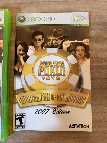 MiCROSOFT XBOX 360 | WORLD SERiES OF POKER TOURNAMENT OF CHAMPiONS 2007 EDiTiON