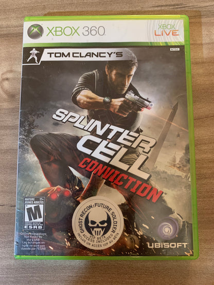 MiCROSOFT XBOX 360 | TOM CLANCYS SPLiNTER CELL CONViCTiON