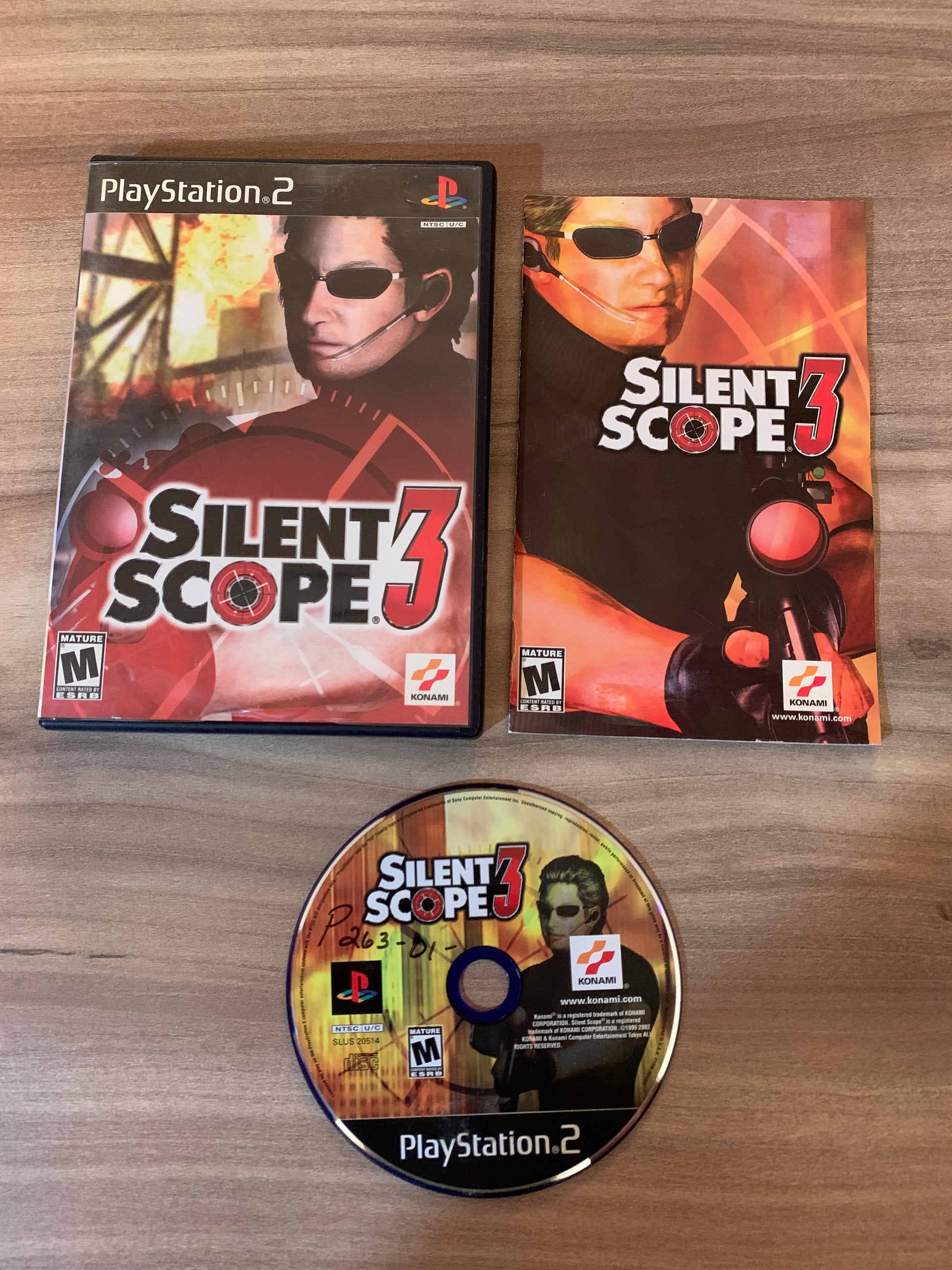 PiXEL-RETRO.COM : SONY PLAYSTATION 2 (PS2) COMPLET CIB BOX MANUAL GAME NTSC SILENT SCOPE 3