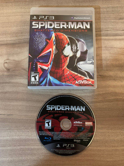 PiXEL-RETRO.COM : SONY PLAYSTATION 3 (PS3) COMPLET CIB BOX MANUAL GAME NTSC SPIDER-MAN SHATTERED DIMENSIONS