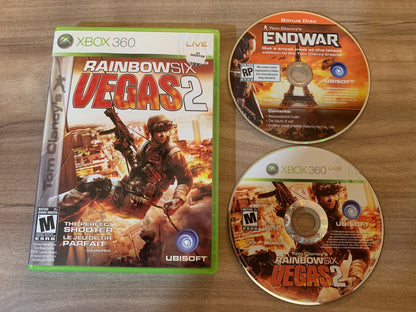 PiXELRETROGAME.COM : MICROSOFT XBOX 360 COMPLETE CIB BOX MANUAL GAME NTSC TOM CLANCY'S RAINBOW SIX VEGAS 2