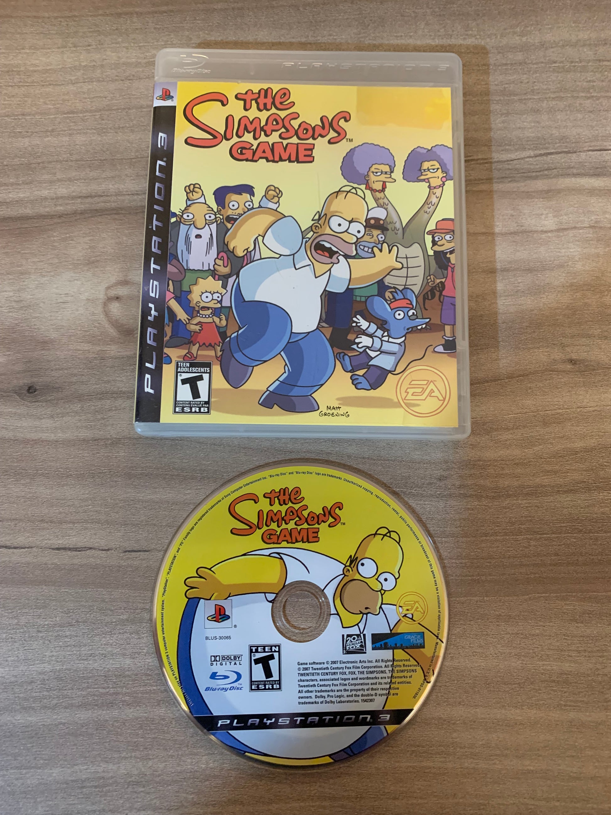 PiXEL-RETRO.COM : SONY PLAYSTATION 3 (PS3) COMPLET CIB BOX MANUAL GAME NTSC THE SIMPSONS GAME