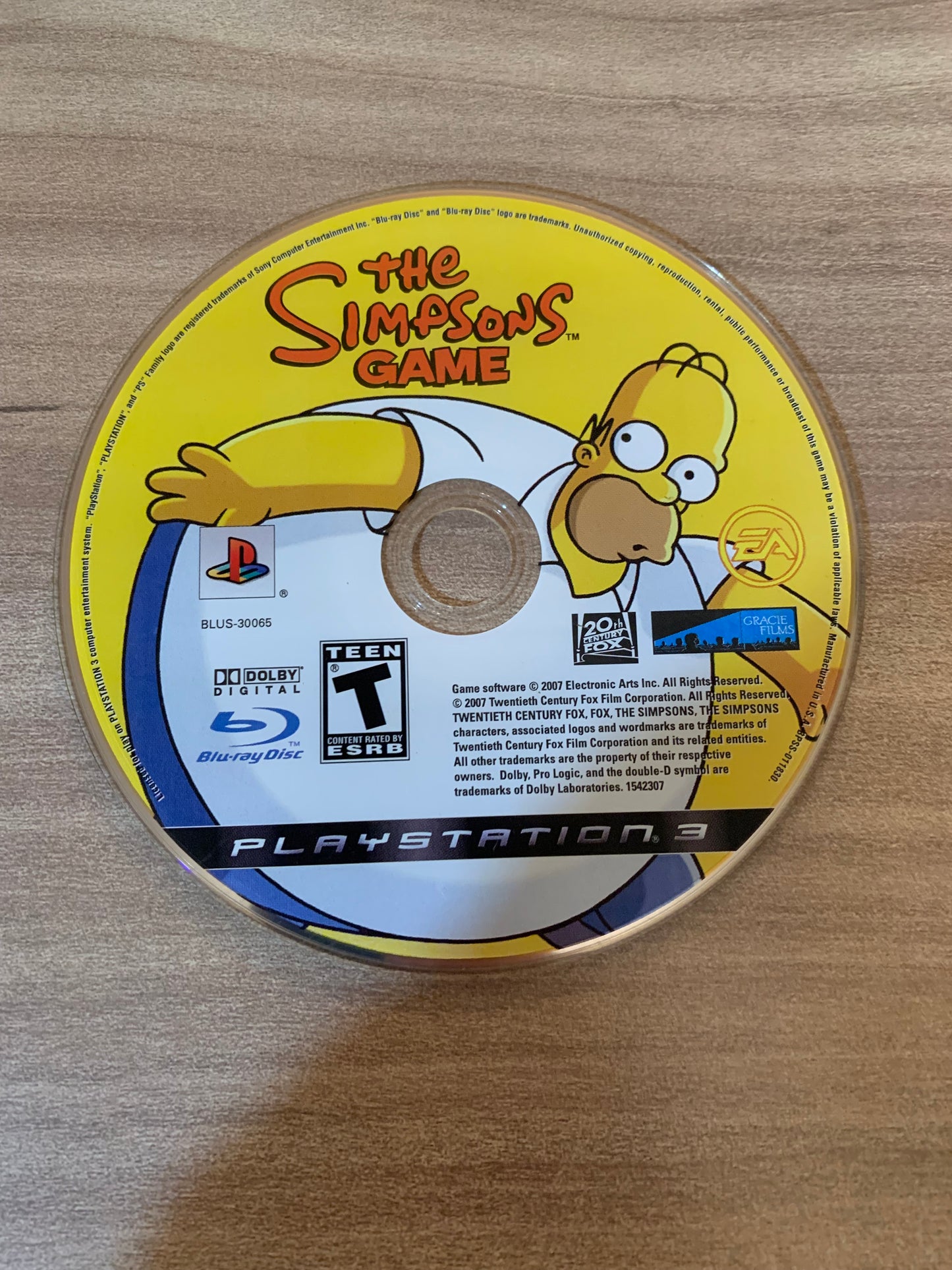 SONY PLAYSTATiON 3 [PS3] | THE SiMPSONS GAME