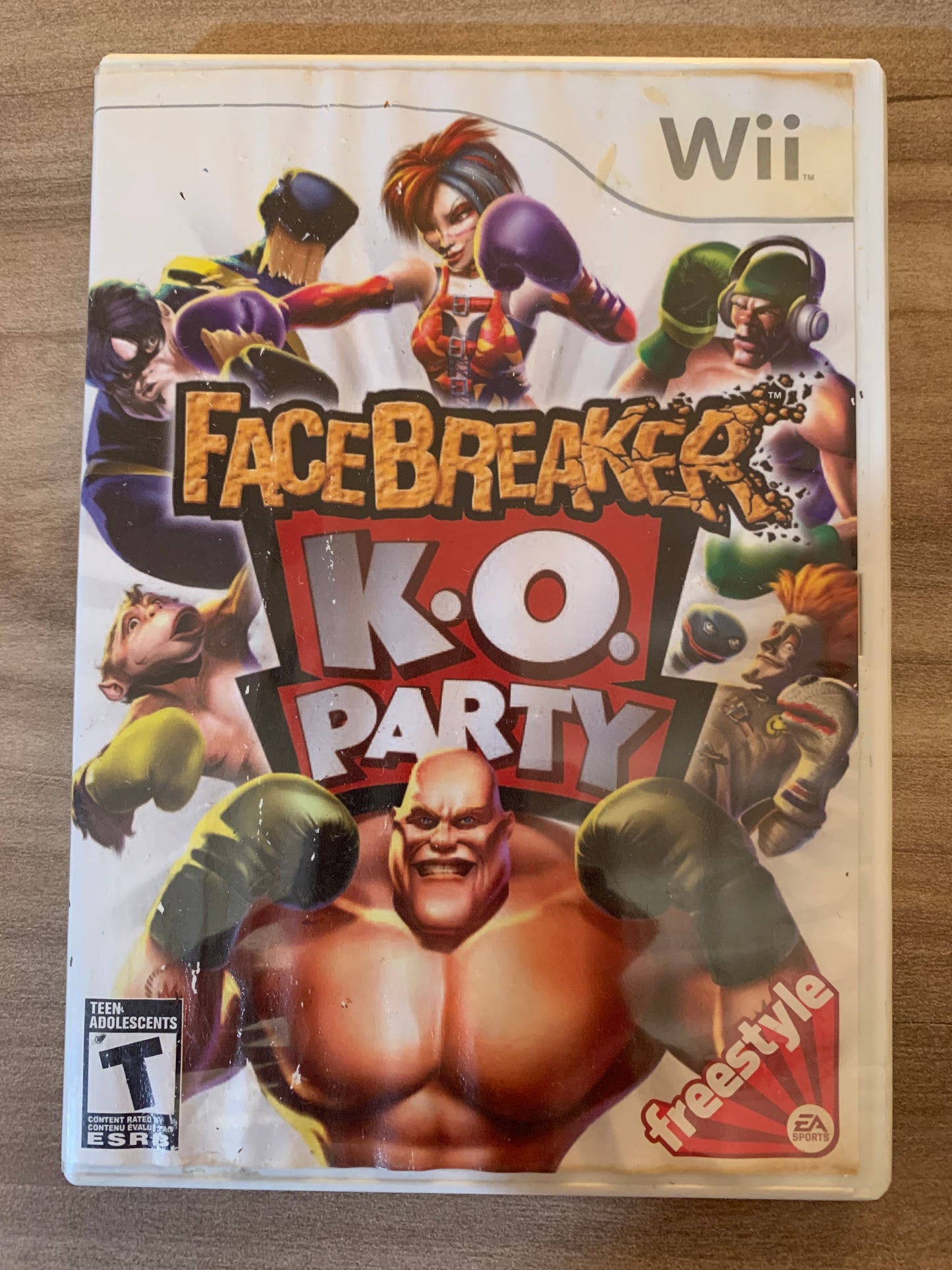 PiXEL-RETRO.COM : NINTENDO WII COMPLET CIB BOX MANUAL GAME NTSC FACEBREAKER K.O. PARTY