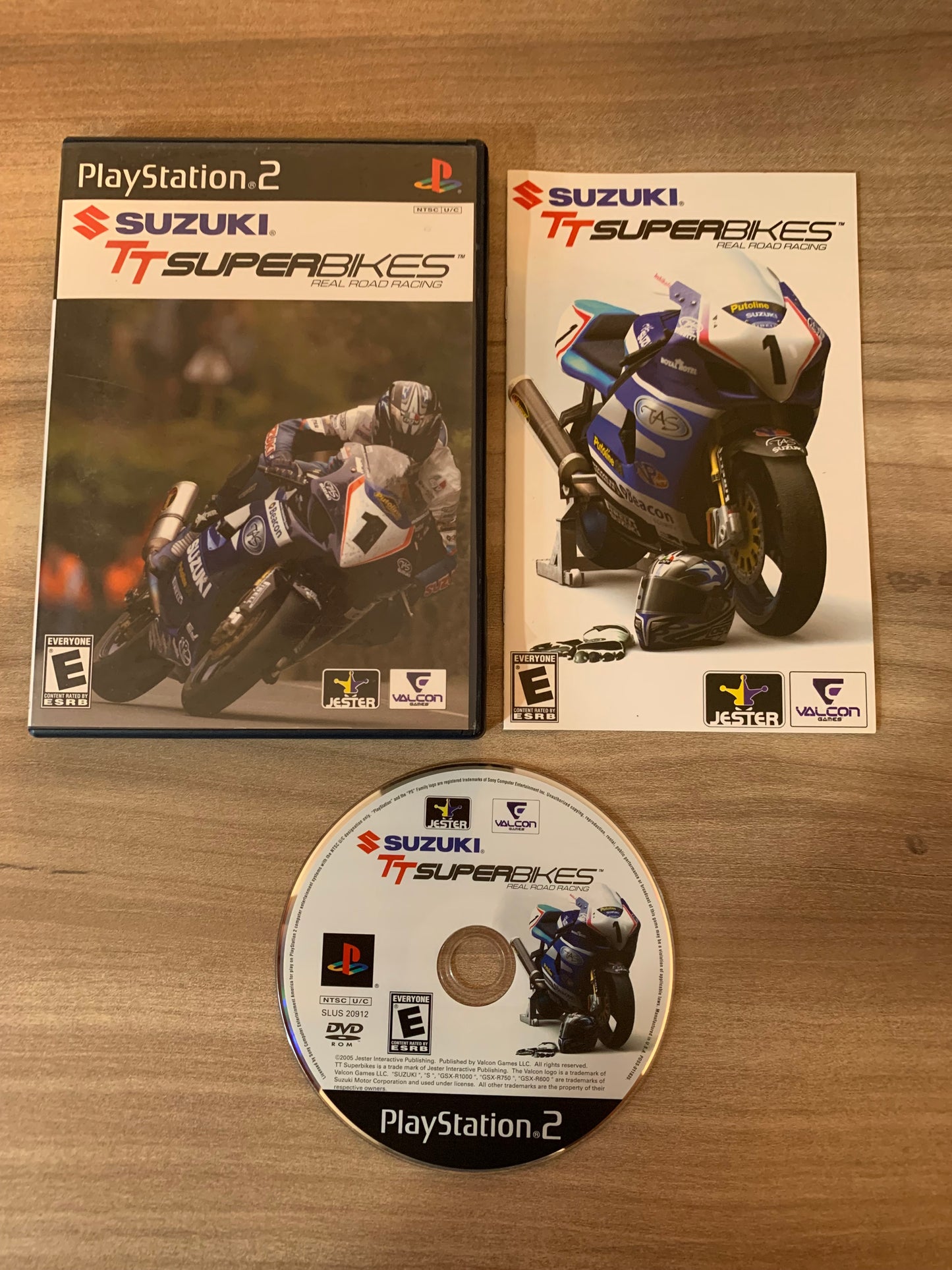 PiXEL-RETRO.COM : SONY PLAYSTATION 2 (PS2) COMPLET CIB BOX MANUAL GAME NTSC SUZUKI TT SUPERBIKES REAL ROAD RACING