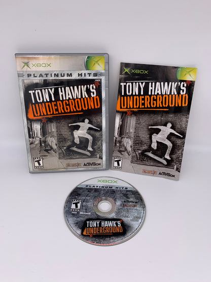 PiXEL-RETRO.COM : MICROSOFT XBOX COMPLETE CIB BOX MANUAL GAME NTSC TONY HAWK'S UNDERGROUND