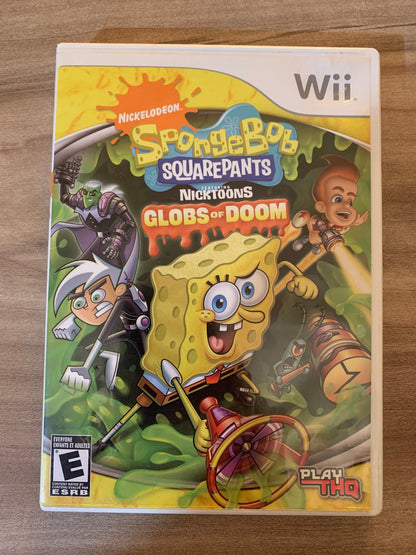 NiNTENDO Wii | NiCKELODEON SPONGEBOB SQUAREPANTS FEATURiNG NiCKTOONS GLOBS OF DOOM