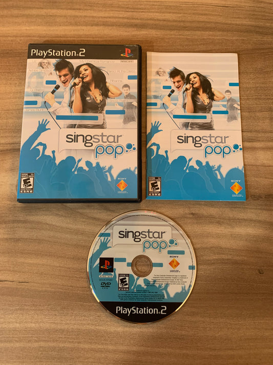 PiXEL-RETRO.COM : SONY PLAYSTATION 2 (PS2) COMPLET CIB BOX MANUAL GAME NTSC SINGSTAR POP