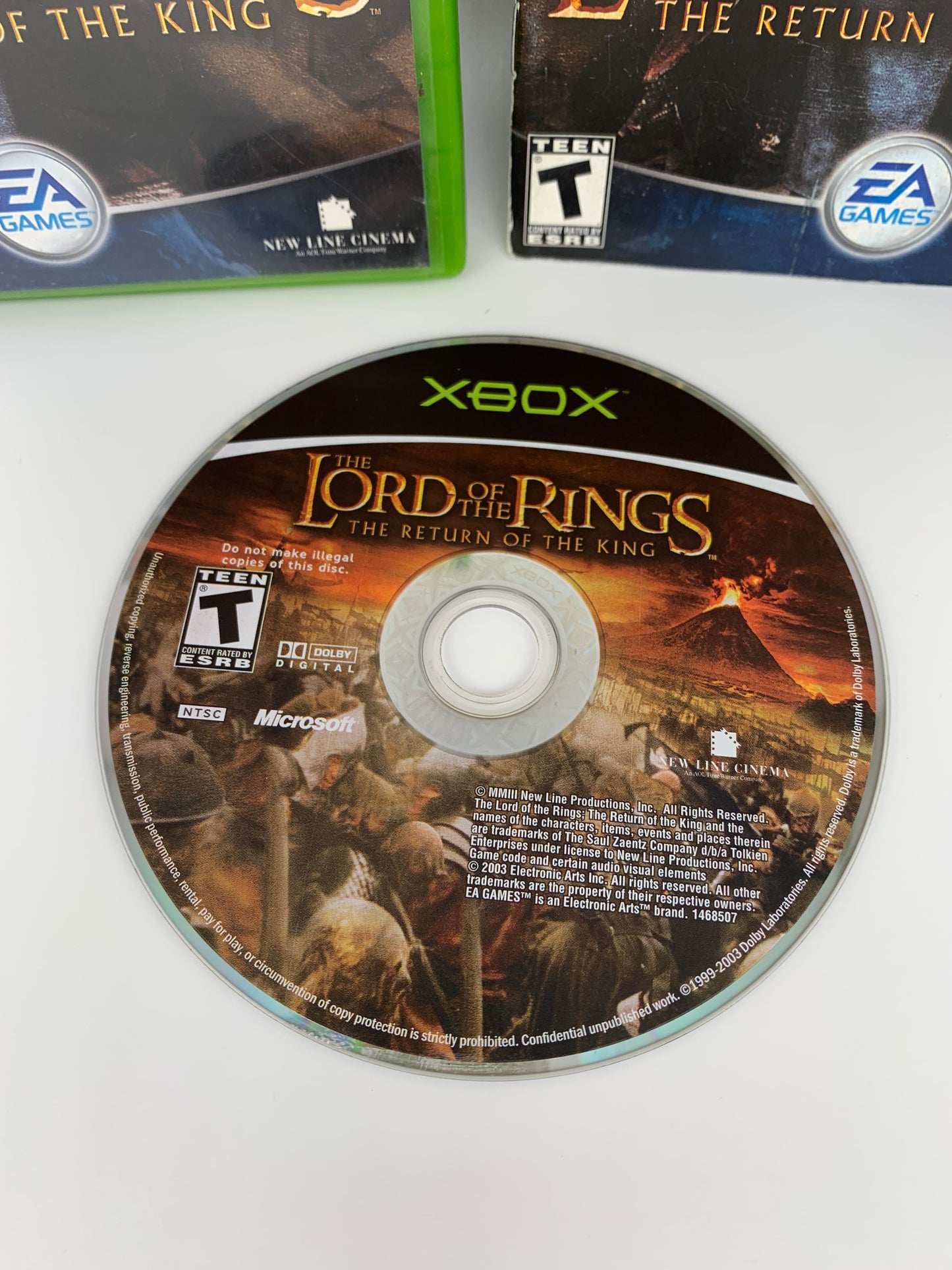 MiCROSOFT XBOX ORiGiNAL | THE LORD OF THE RiNGS THE RETURN OF THE KiNG