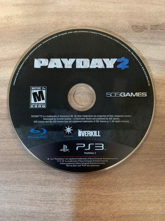 PiXEL-RETRO.COM : SONY PLAYSTATION 3 (PS3) GAME NTSC PAYDAY 2