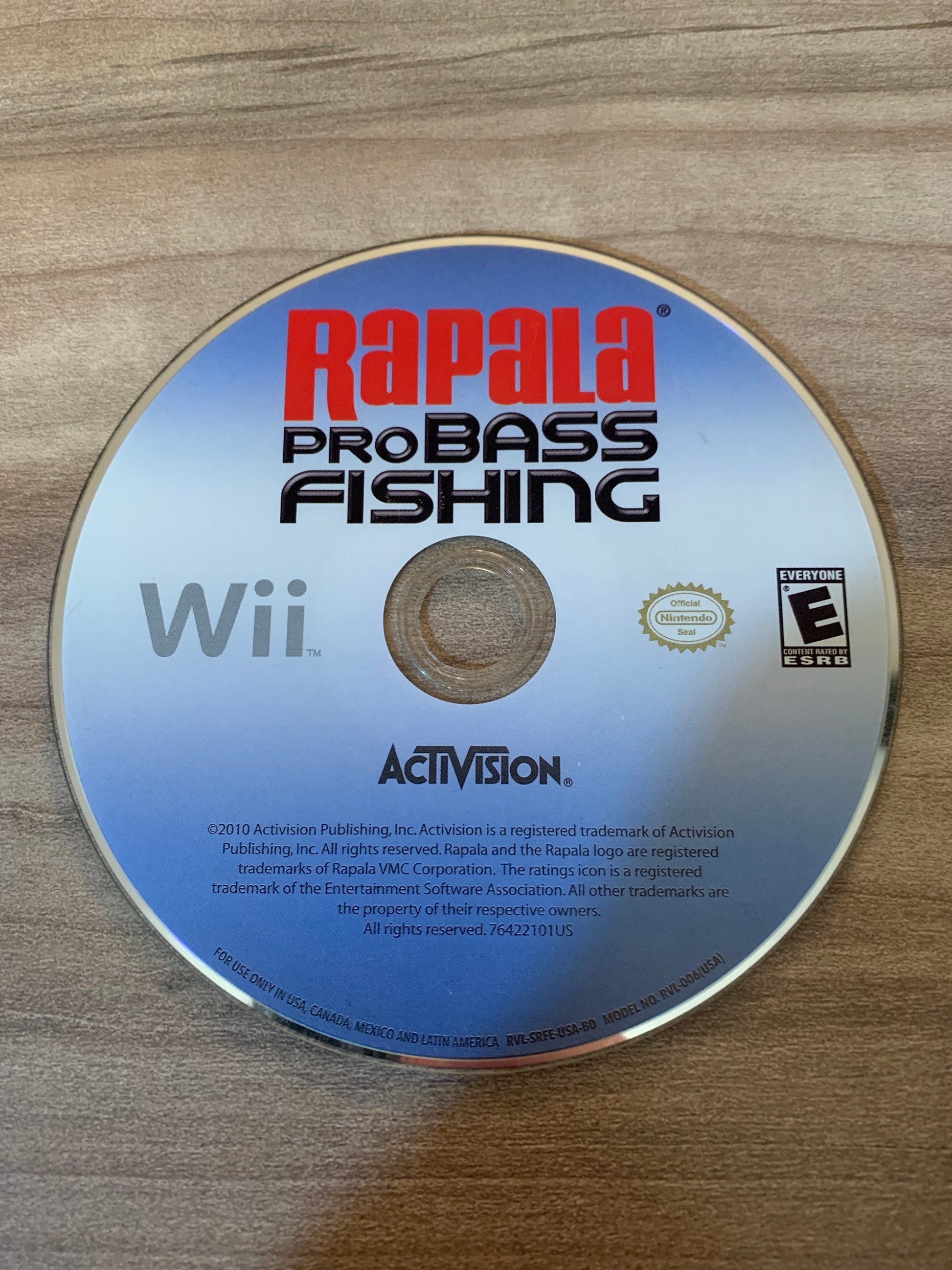 PiXEL-RETRO.COM : NINTENDO WII COMPLET CIB BOX MANUAL GAME NTSC RAPALA PRO BASS FISHING