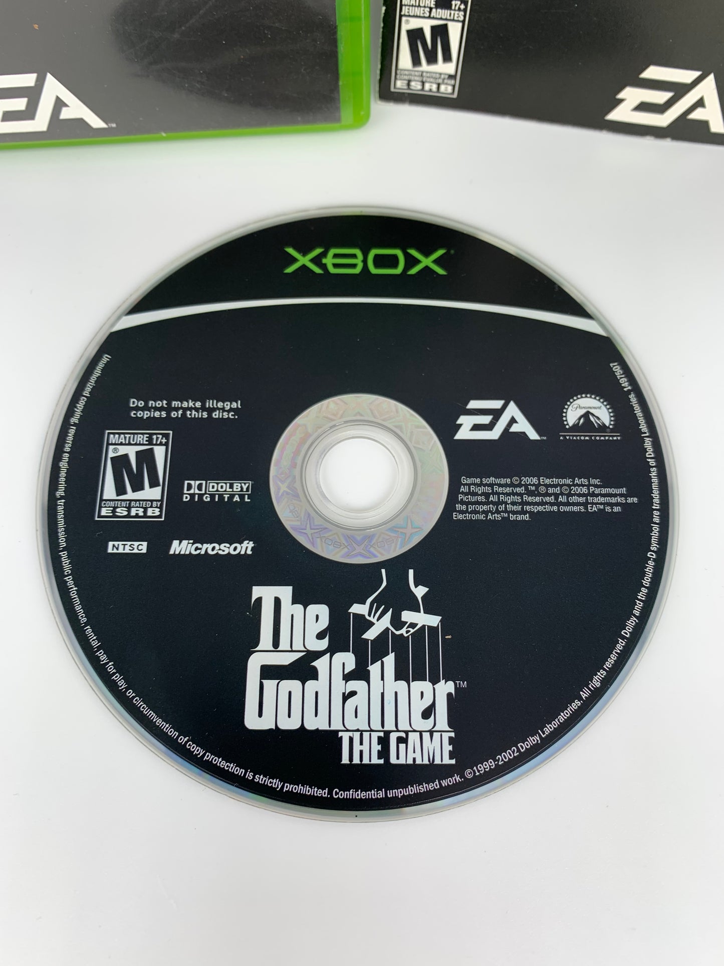 MiCROSOFT XBOX ORiGiNAL | THE GODFATHER THE GAME