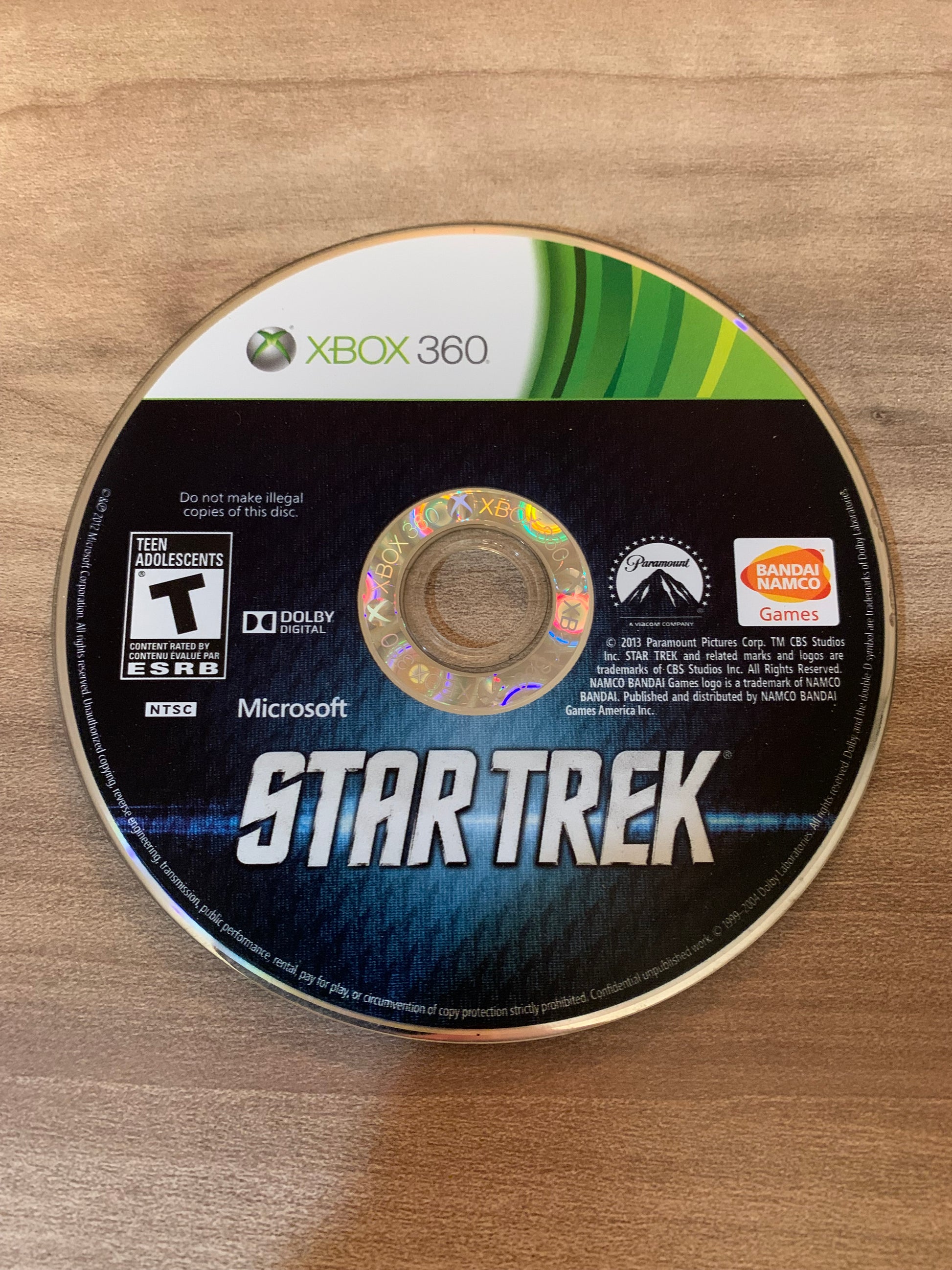 PiXEL-RETRO.COM : MICROSOFT XBOX 360 GAME NTSC STAR TREK