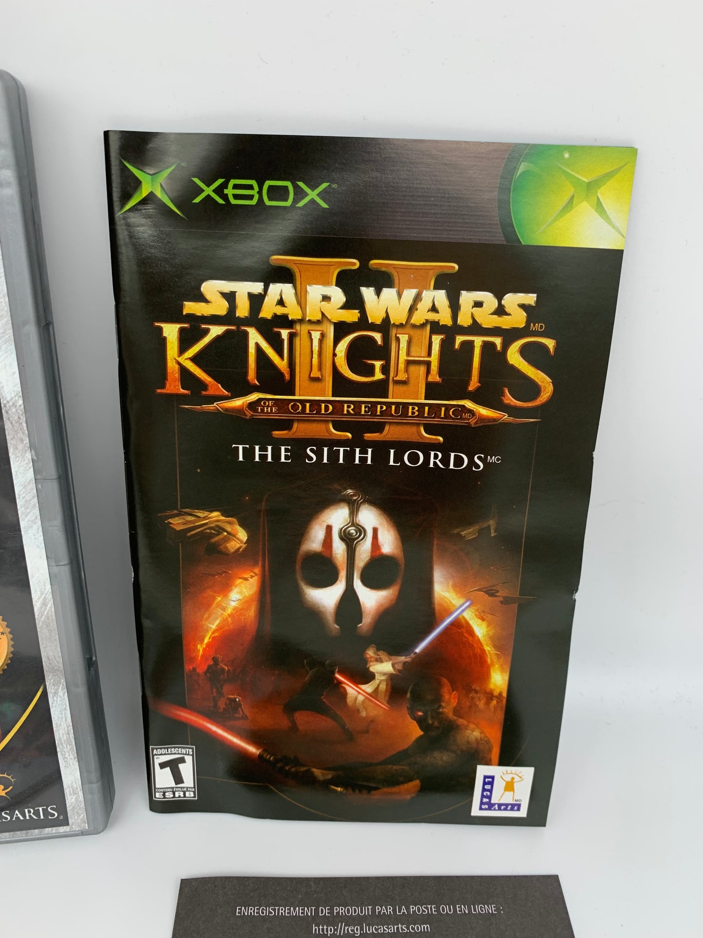 MiCROSOFT XBOX ORiGiNAL | STAR WARS KNiGHTS OF THE OLD REPUBLiC II THE SiTH LORDS | PLATiNUM HiTS