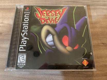 PiXELRETROGAME.COM : SONY PLAYSTATION (PS1) JERSEY DEVIL COMPLETE CIB BOX MANUAL GAME NTSC