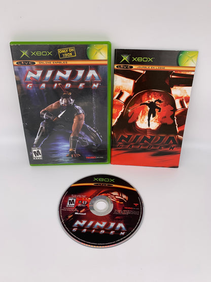 PiXEL-RETRO.COM : MICROSOFT XBOX COMPLETE CIB BOX MANUAL GAME NTSC NINJA GAIDEN