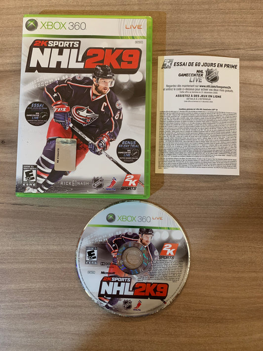PiXEL-RETRO.COM : MICROSOFT XBOX 360 COMPLETE CIB BOX MANUAL GAME NTSC NHL 2K9