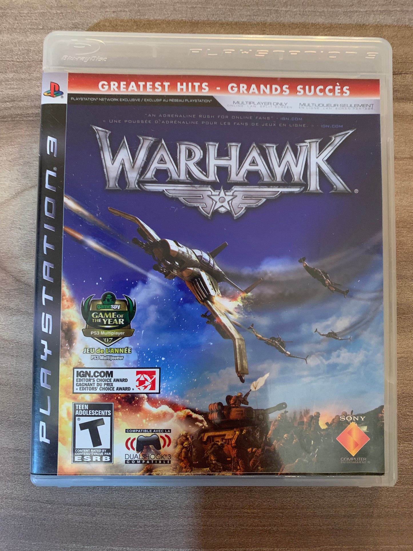 SONY PLAYSTATiON 3 [PS3] | WARHAWK | GREATEST HiTS