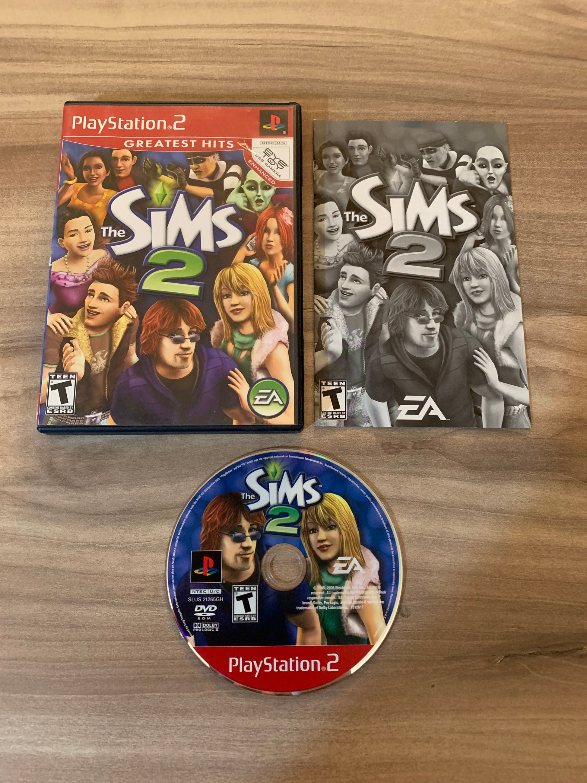 PiXEL-RETRO.COM : SONY PLAYSTATION 2 (PS2) COMPLET CIB BOX MANUAL GAME NTSC THE SIMS 2