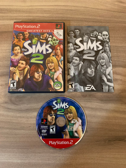 PiXEL-RETRO.COM : SONY PLAYSTATION 2 (PS2) COMPLET CIB BOX MANUAL GAME NTSC THE SIMS 2
