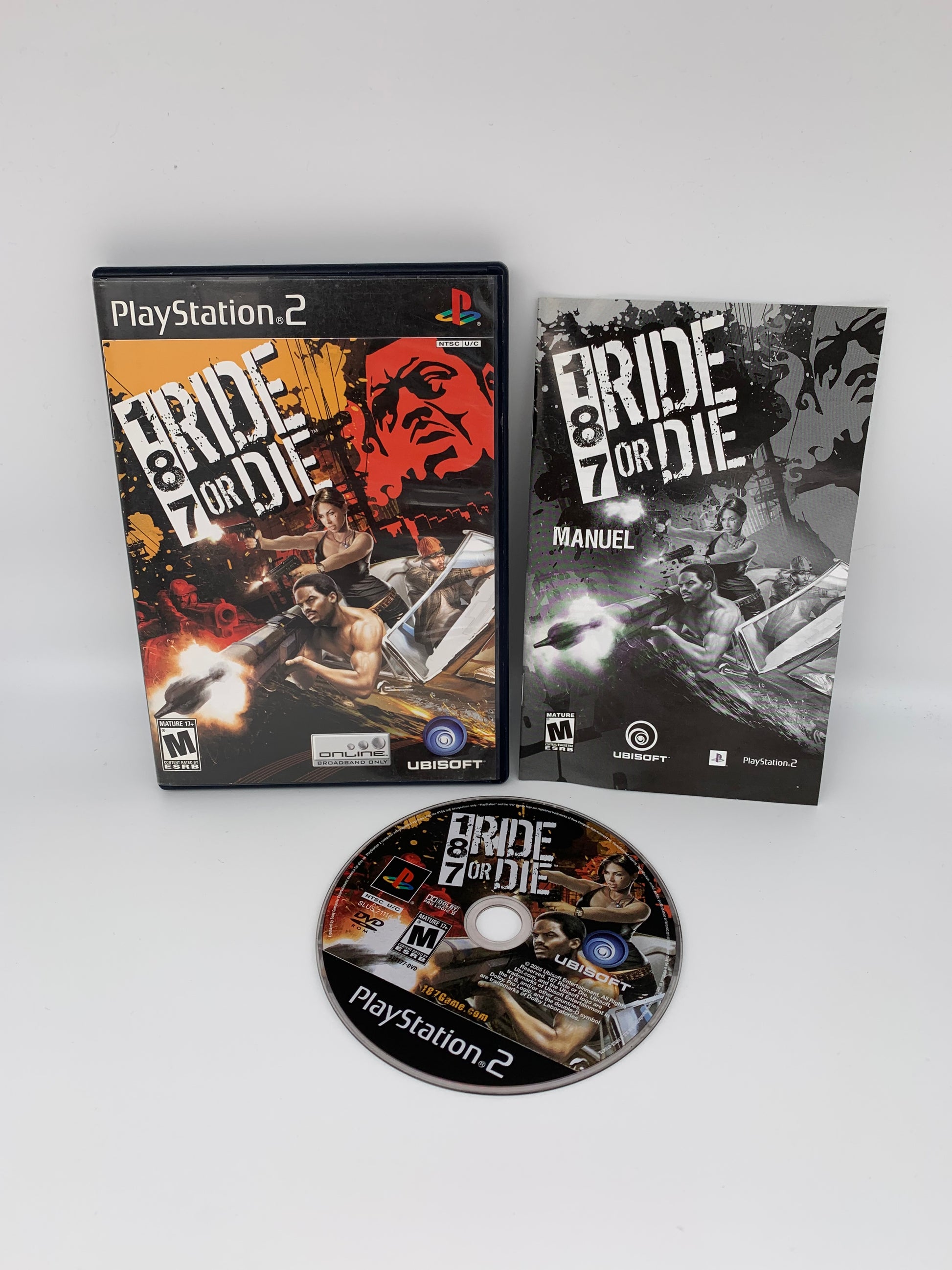 PiXEL-RETRO.COM : SONY PLAYSTATION 2 (PS2) COMPLET CIB BOX MANUAL GAME NTSC 187 RIDE OR DIE