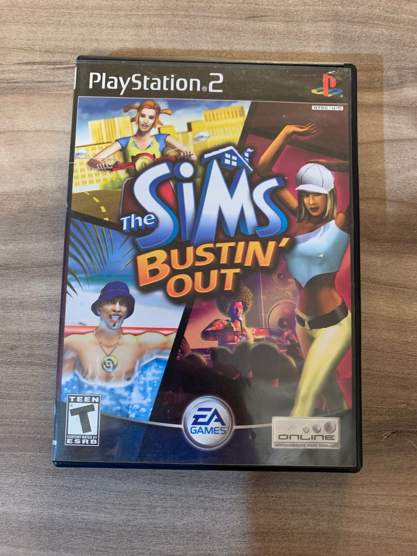 SONY PLAYSTATiON 2 [PS2] | THE SiMS BUSTiN OUT