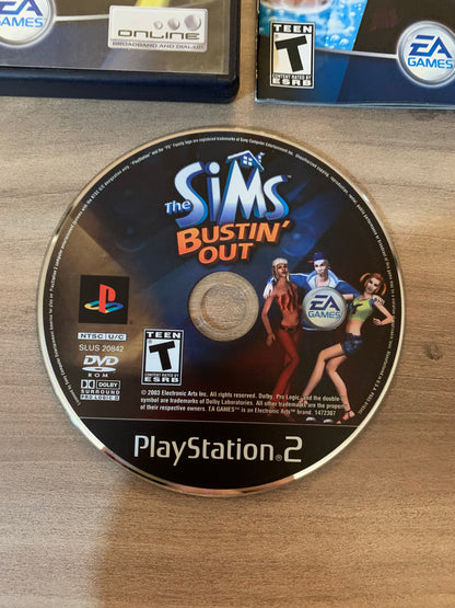 SONY PLAYSTATiON 2 [PS2] | THE SiMS BUSTiN OUT