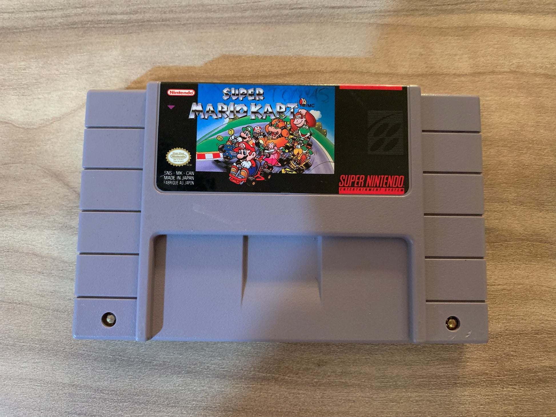 PiXEL-RETRO.COM : SUPER NINTENDO NES (SNES) GAME NTSC SUPER MARIO KART