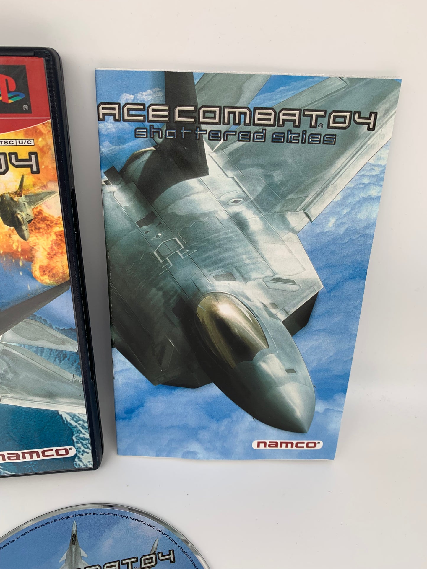 SONY PLAYSTATiON 2 [PS2] | ACE COMBAT 04 SHATTERED SKiES | GREATEST HiTS