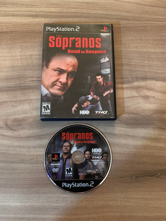 PiXEL-RETRO.COM : SONY PLAYSTATION 2 (PS2) COMPLET CIB BOX MANUAL GAME NTSC THE SOPRANOS ROAD TO RESPECT