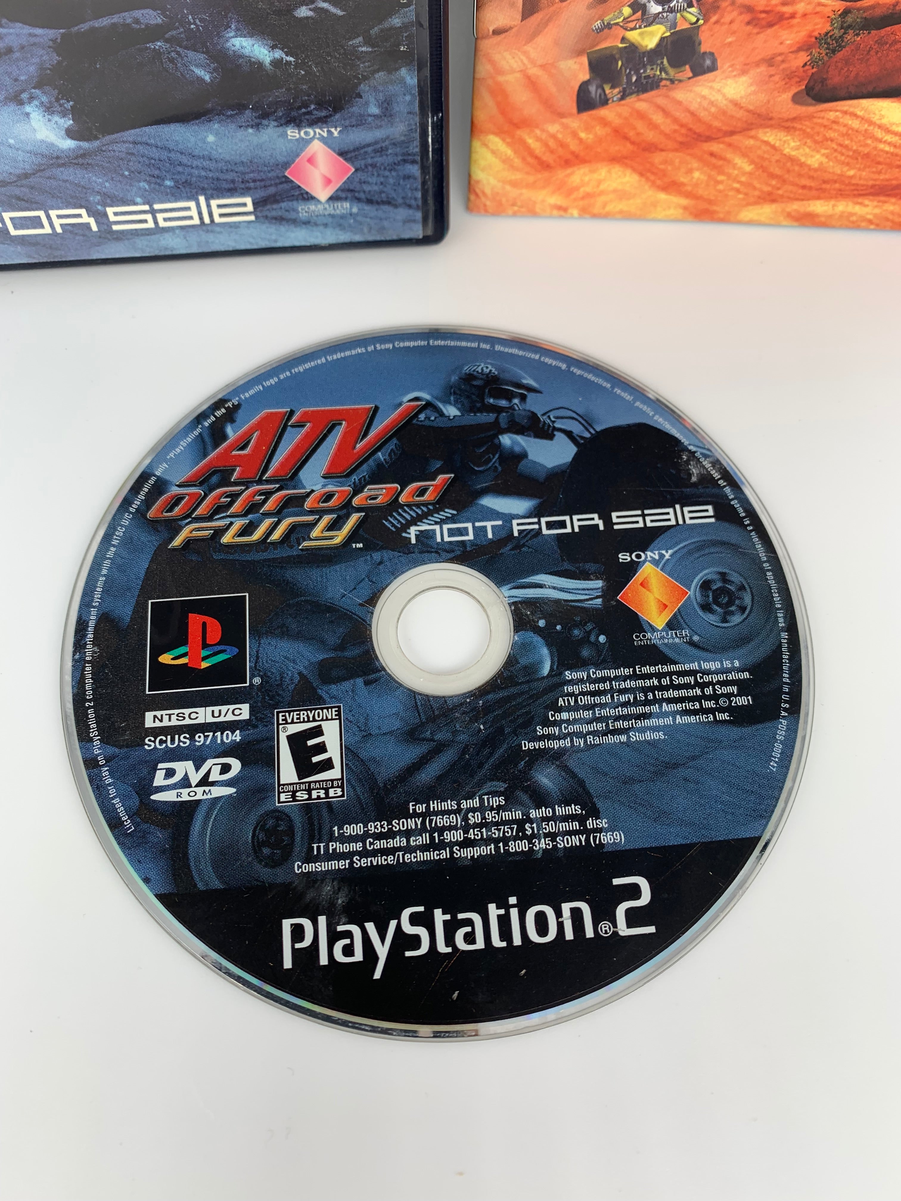 SONY PLAYSTATiON 2 PS2 ATV OFFROAD FURY NOT FOR SALE PiXEL RETRO.COM