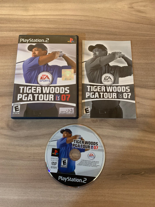 PiXEL-RETRO.COM : SONY PLAYSTATION 2 (PS2) COMPLET CIB BOX MANUAL GAME NTSC TIGER WOODS PGA TOUR 07