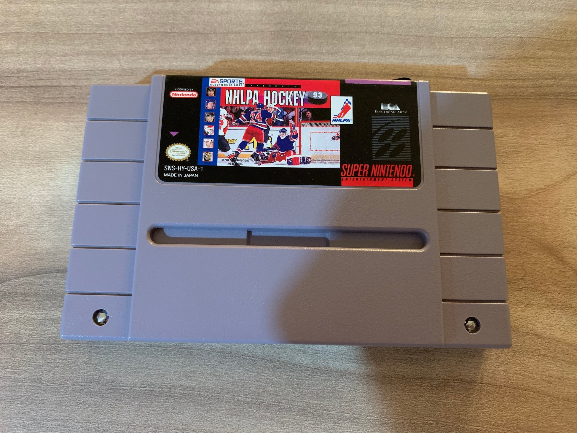 PiXEL-RETRO.COM : SUPER NINTENDO NES (SNES) GAME NTSC NHLPA 93