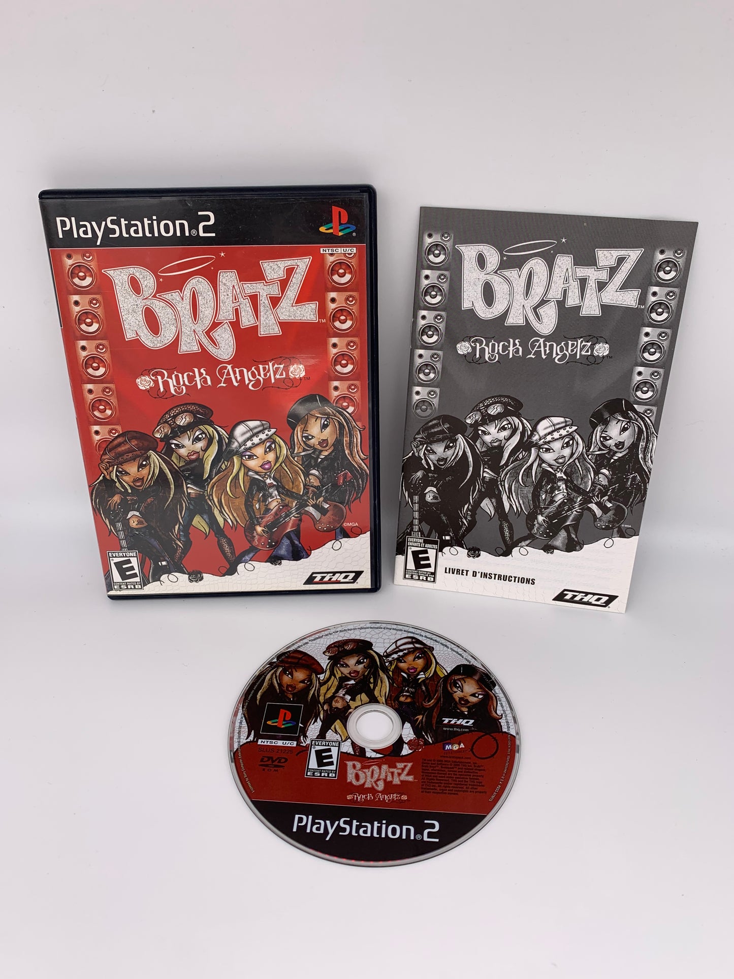 PiXEL-RETRO.COM : SONY PLAYSTATION 2 (PS2) COMPLET CIB BOX MANUAL GAME NTSC BRATZ ROCK ANGELZ