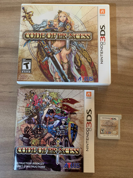 PiXEL-RETRO.COM : NINTENDO 3DS (3DS) CODE OF PRINCESS COMPLETE CIB BOX MANUAL GAME NTSC