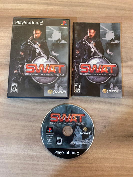 PiXEL-RETRO.COM : SONY PLAYSTATION 2 (PS2) COMPLET CIB BOX MANUAL GAME NTSC SWAT GLOBAL STRIKE TEAM