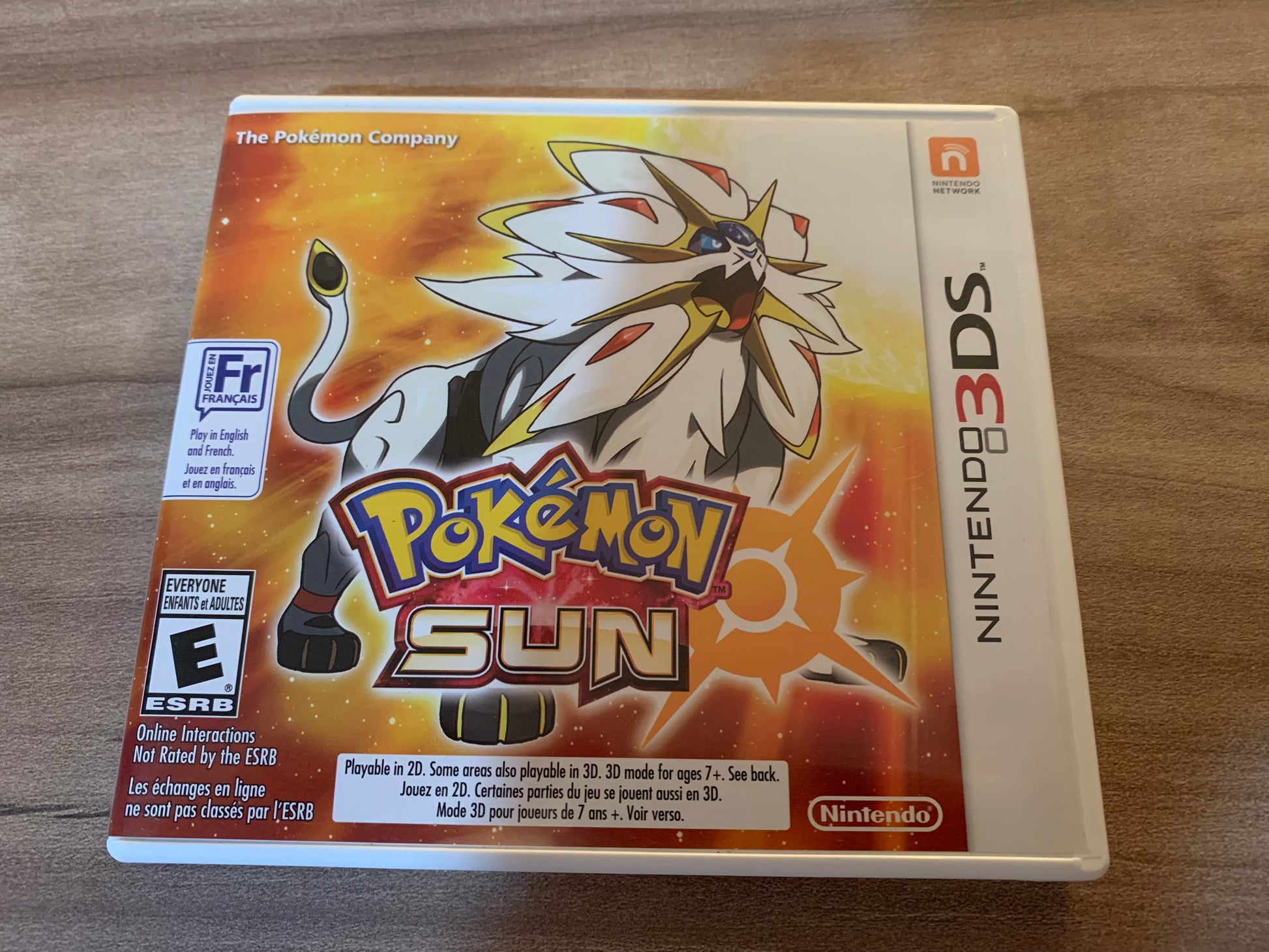 PiXELRETROGAME.COM : NINTENDO 3DS (3DS) POKEMON SUN COMPLETE CIB BOX MANUAL GAME NTSC