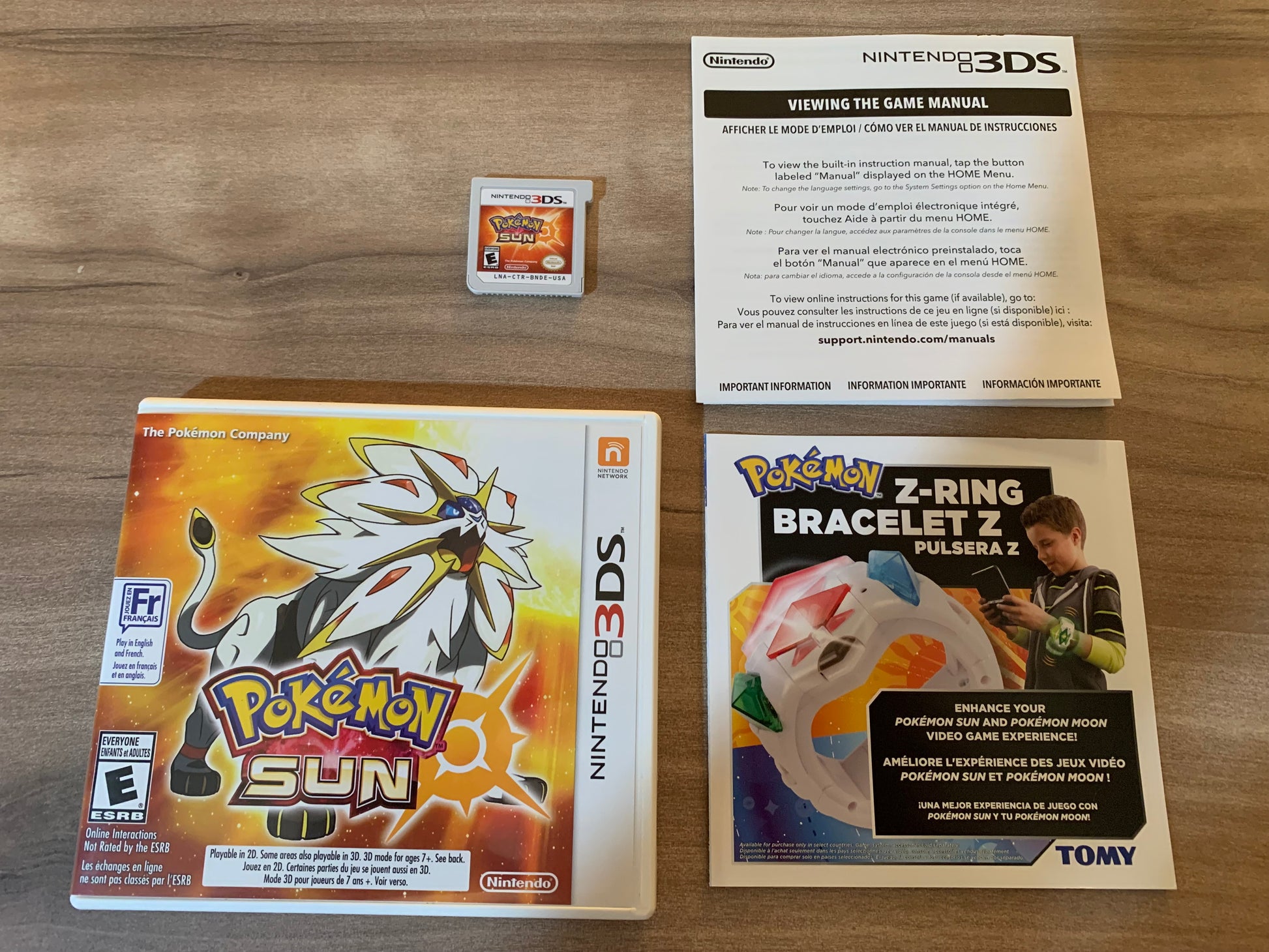 PiXEL-RETRO.COM : NINTENDO 3DS (3DS) POKEMON SUN COMPLETE CIB BOX MANUAL GAME NTSC