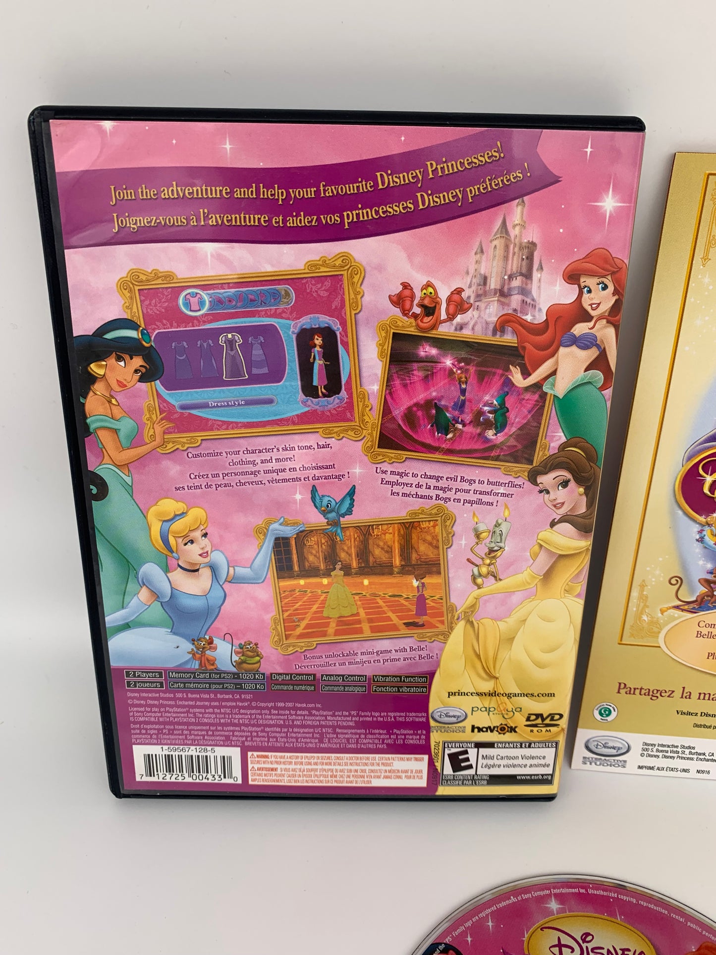 SONY PLAYSTATiON 2 [PS2] | DiSNEY PRiNCESS ENCHANTED JOURNEY