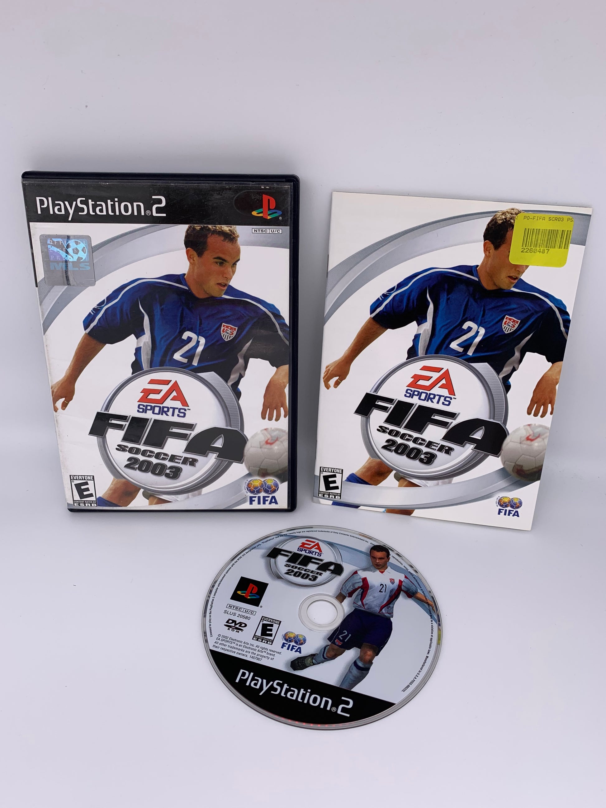 PiXEL-RETRO.COM : SONY PLAYSTATION 2 (PS2) COMPLET CIB BOX MANUAL GAME NTSC FIFA SOCCER 2003