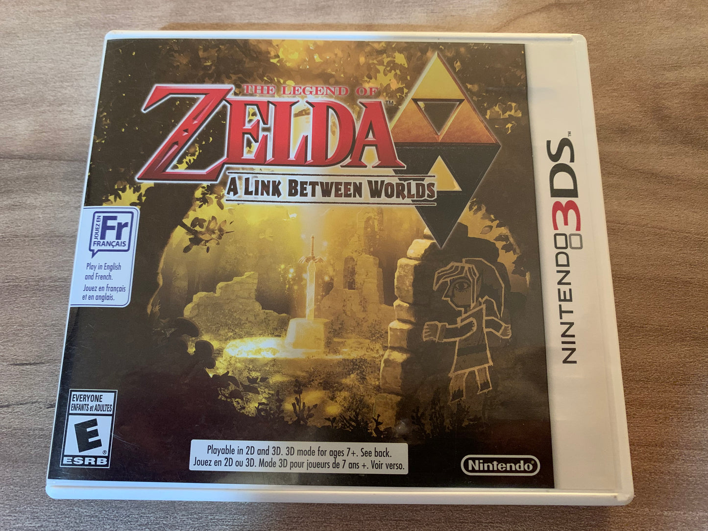 PiXELRETROGAME.COM : NINTENDO 3DS (3DS) THE LEGEND OF ZELDA : A LINK BETWEEN WORLDS COMPLETE CIB BOX MANUAL GAME NTSC