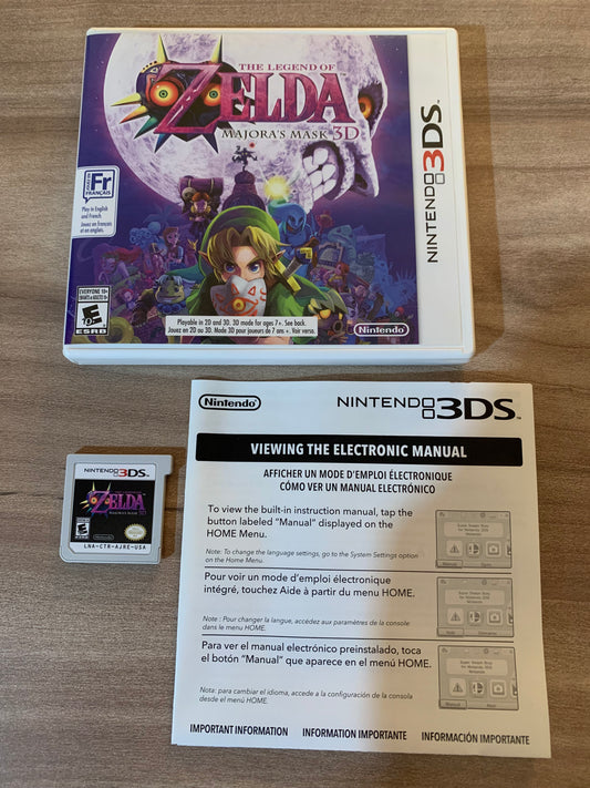 PiXEL-RETRO.COM : NINTENDO 3DS (3DS) THE LEGEND OF ZELDA : MAJORA'S MASK 3D COMPLETE CIB BOX MANUAL GAME NTSC