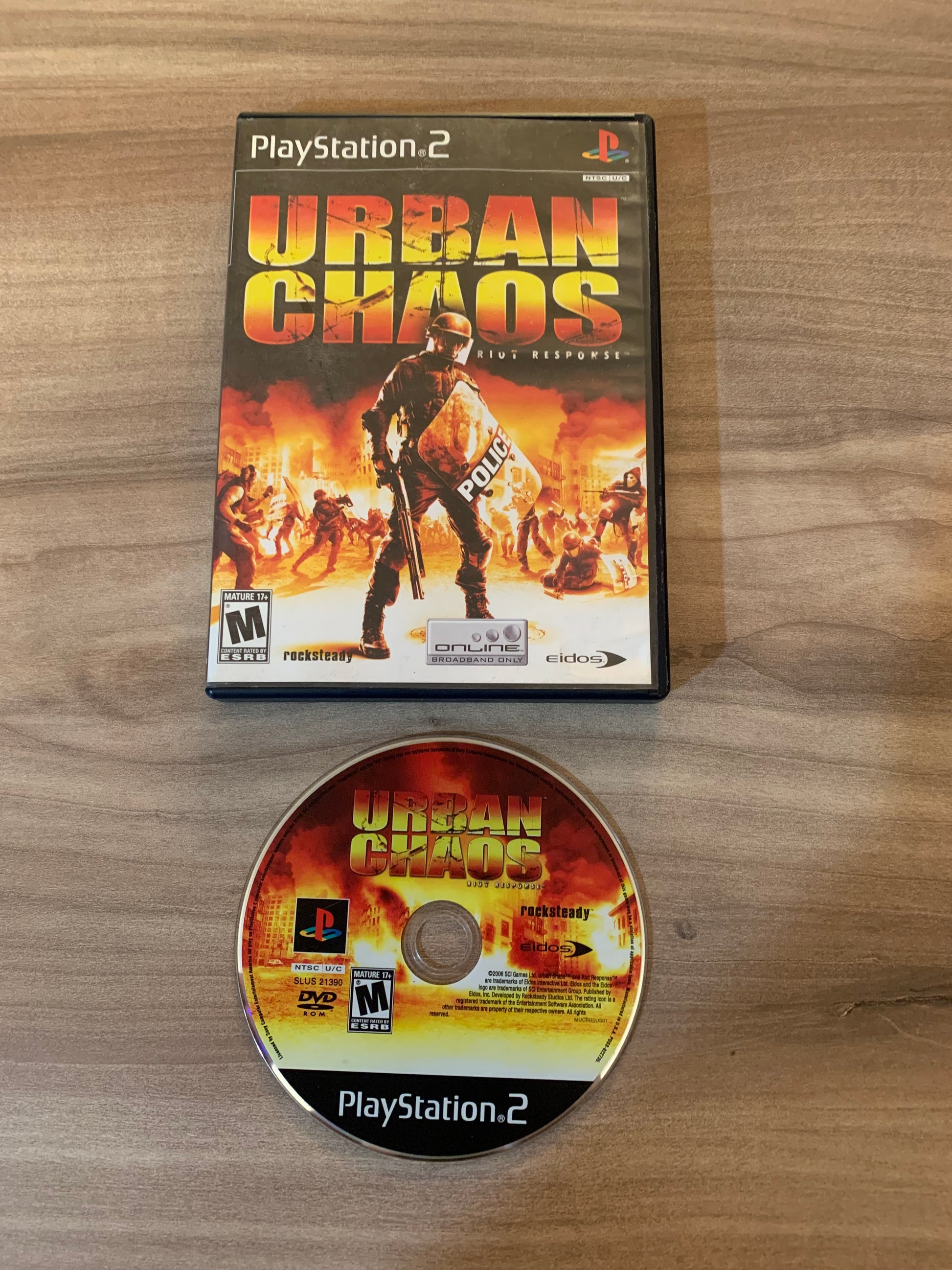 PiXEL-RETRO.COM : SONY PLAYSTATION 2 (PS2) COMPLET CIB BOX MANUAL GAME NTSC URBAN CHAOS RIOT RESPONSE