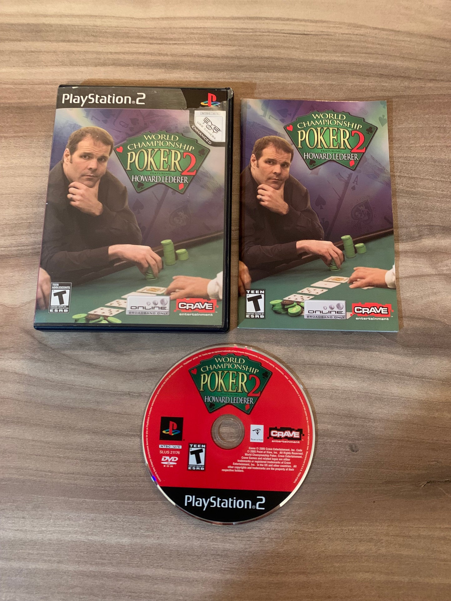 PiXEL-RETRO.COM : SONY PLAYSTATION 2 (PS2) COMPLET CIB BOX MANUAL GAME NTSC WORLD CHAMPIONSHIP POKER 2