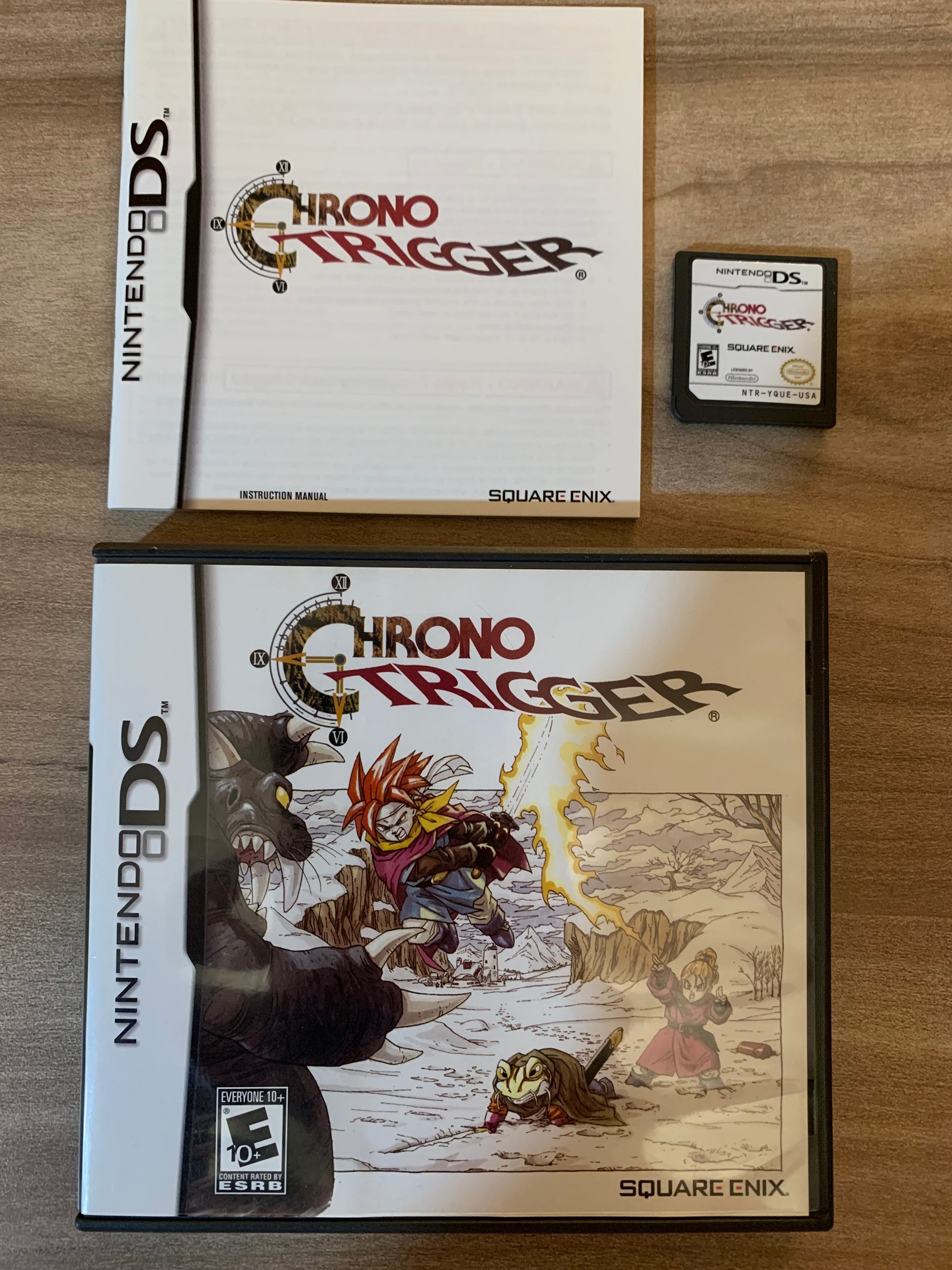 PiXEL-RETRO.COM : NINTENDO DS (DS) CHRONO TRIGGER COMPLETE CIB BOX MANUAL GAME NTSC
