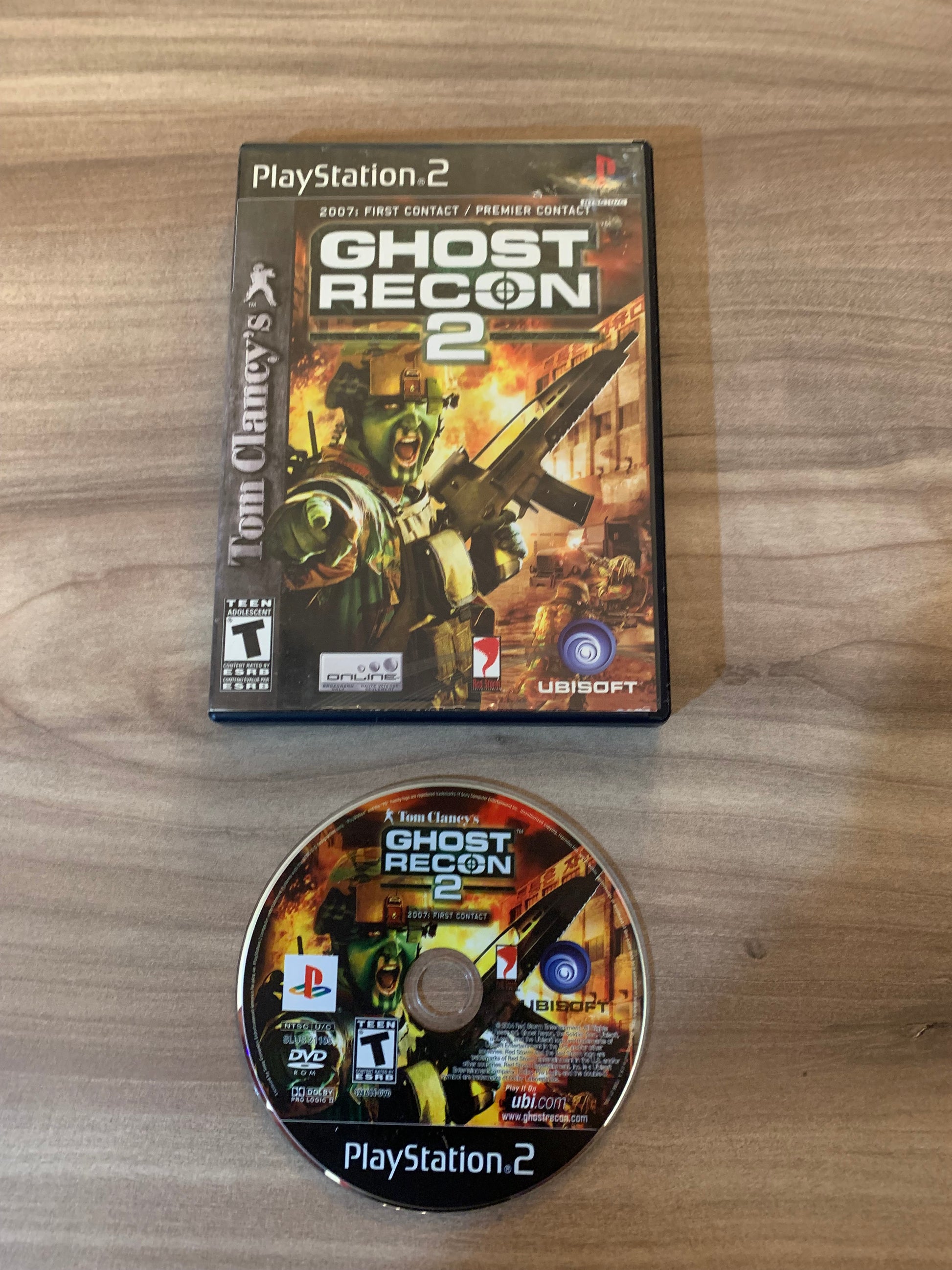 PiXEL-RETRO.COM : SONY PLAYSTATION 2 (PS2) COMPLET CIB BOX MANUAL GAME NTSC TOM CLANCY'S GHOST RECON 2