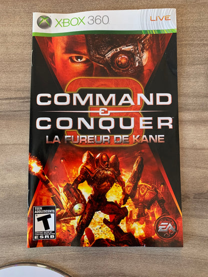 MiCROSOFT XBOX 360 | COMMAND & CONQUER 3 LA FUREUR DE KANE (KANE'S WRATH)