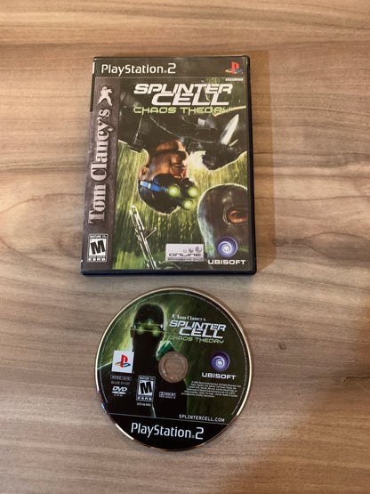 PiXEL-RETRO.COM : SONY PLAYSTATION 2 (PS2) COMPLET CIB BOX MANUAL GAME NTSC TOM CLANCY'S SPLINTER CELL CHAOS THEORY 