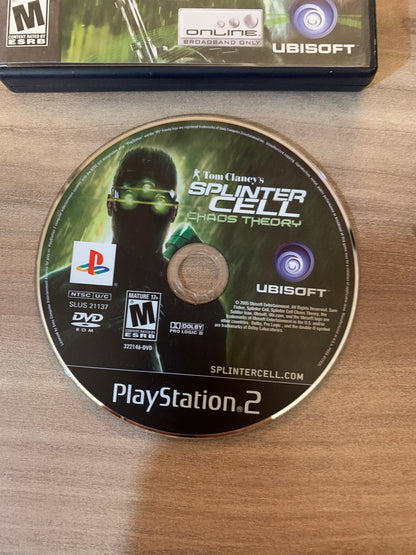SONY PLAYSTATiON 2 [PS2] | TOM CLANCYS SPLiNTER CELL CHAOS THEORY